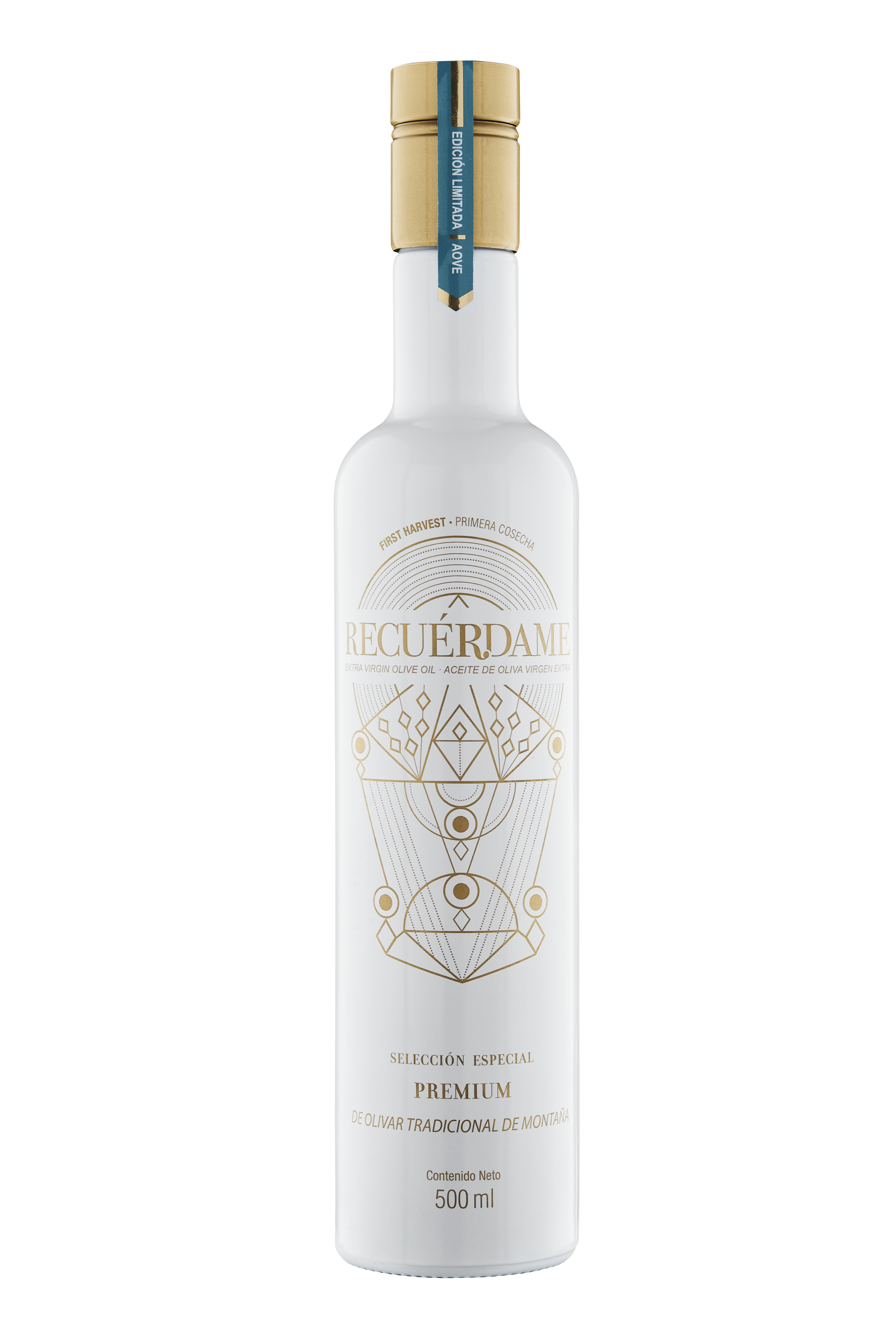 RECUÉRDAME –Picual 500ml | AOVE / Aceite de Oliva Virgen Extra – Primera Cosecha 25/26