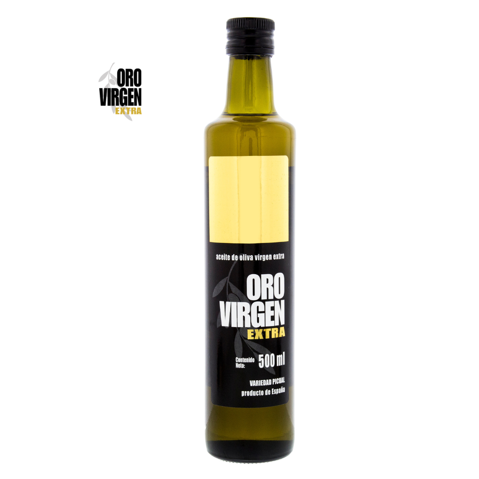 Aceite de Oliva Virgen Extra Cristal 500 ml – Pack 12 Botellas